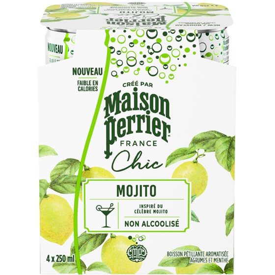 Perrier MAISON PERRIER Chic Mojito, Non-Alcoholic 4x250.0 ml, $1.10/100ml