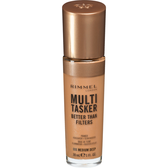 Rimmel London Multi Tasker Better Than Filters Primer Highlighter + Glow Booster 006 Medium Deep 30 ml, $46.63/100ml