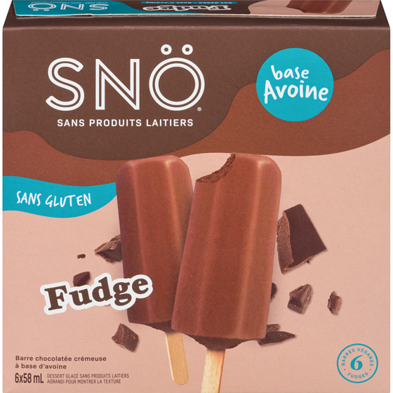 SNO Pops au Fudge sans gluten 58 ml, 16,36 $/100ml