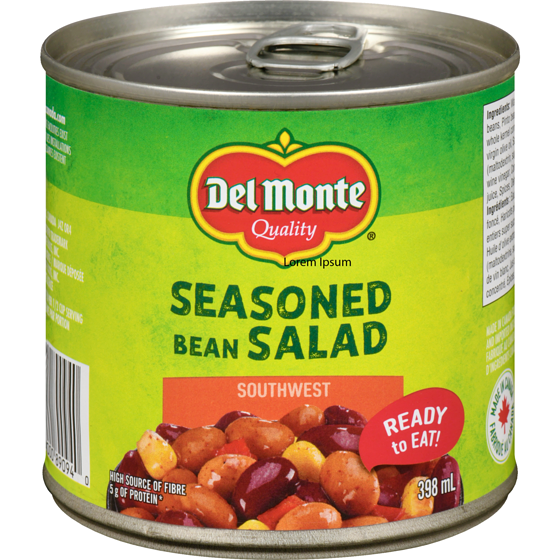 Del Monte Seasoned Bean Salad Southwest 398 ml, $0.83/100ml