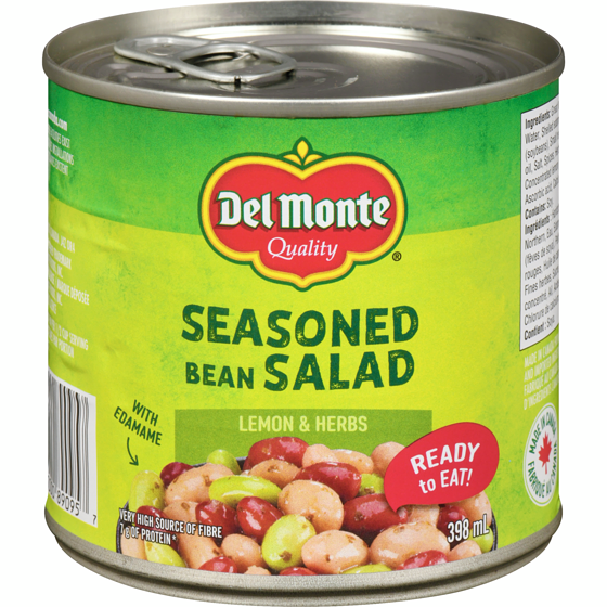 Del Monte Seasoned Bean Salad Lemon & Herbs 398 ml, $0.83/100ml