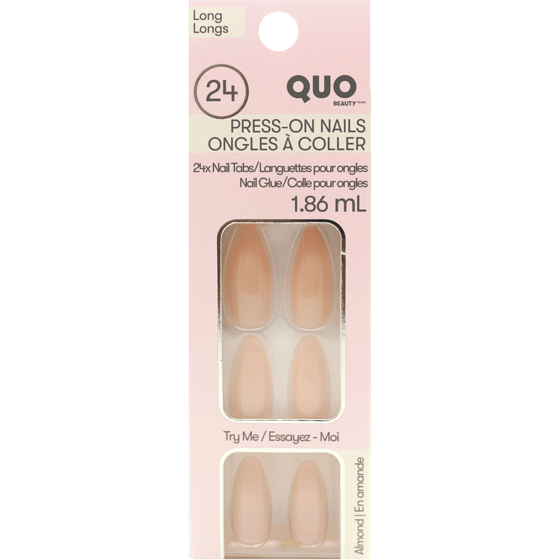 Quo Beauty Faux Nail Kit With Glue Natural 1 ea, $12.00/1ea