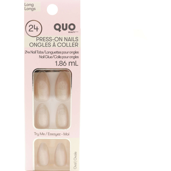 Quo Beauty Faux Nail Kit With Glue French 1 ea, $12.00/1ea