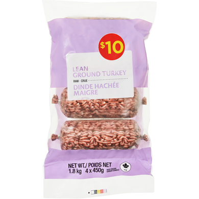 null Dinde hachée maigre 1.81 kg, 0,55 $/100g