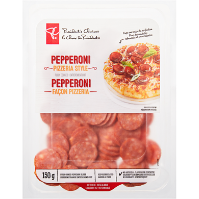 le Choix du Président Pepperoni façon pizzeria 150 g, 2,06 $/100g
