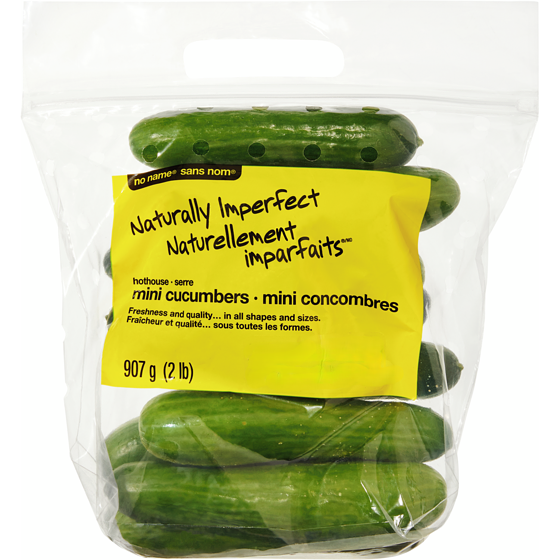 No Name Naturally Imperfect Mini Cucumbers 907 g, $0.77/100g