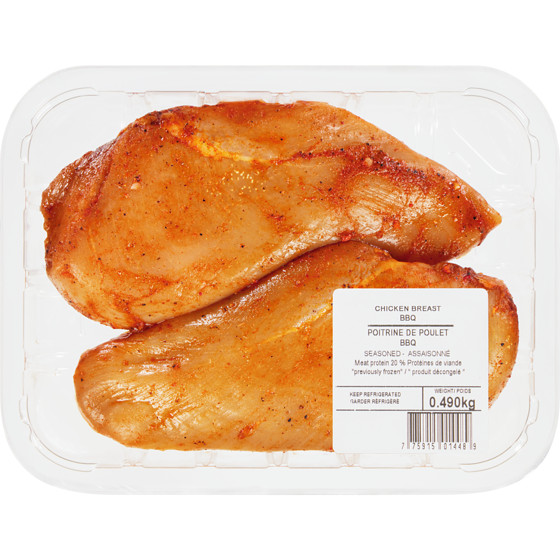 Lacroix Chicken Breast Bbq Seasoned 500 g, $2.00/100g