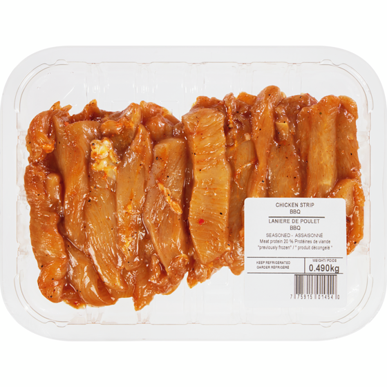 Lacroix Chicken Strip Bbq Seasoned 350 g, $2.86/100g