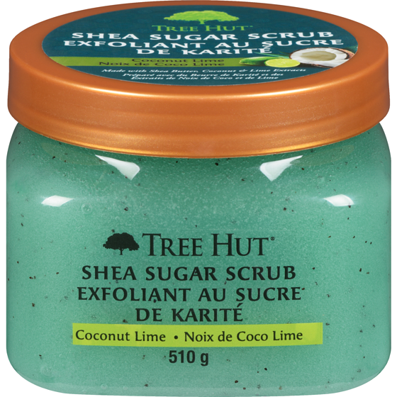 Tree Hut Exfoliant au sucre de karité noix de coco lime 510 g, 3,14 $/100g