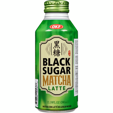 OKF Black Sugar Matcha Latte 390 ml, $0.84/100ml