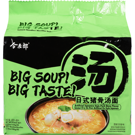 JML Instant Noodle Instant Noodles Artificial Japanese Style Pork Bone Flavor 620 g, $1.13/100g