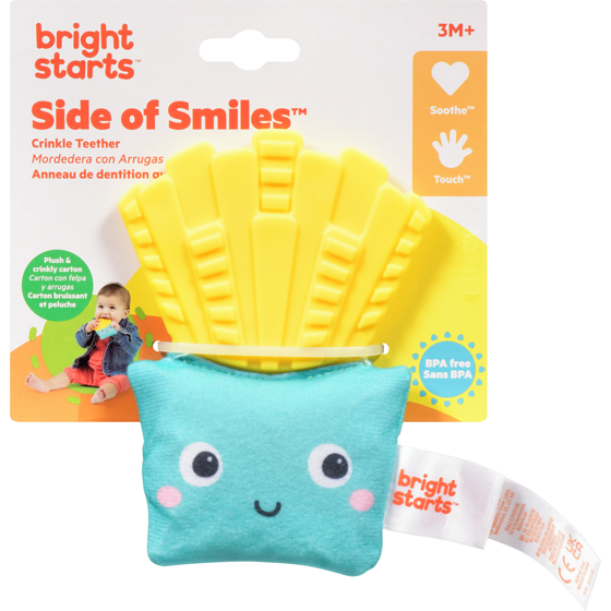 Bright Starts Crinkle Teether Side Of Smiles 3m+ 1 ea, $5.49/1ea