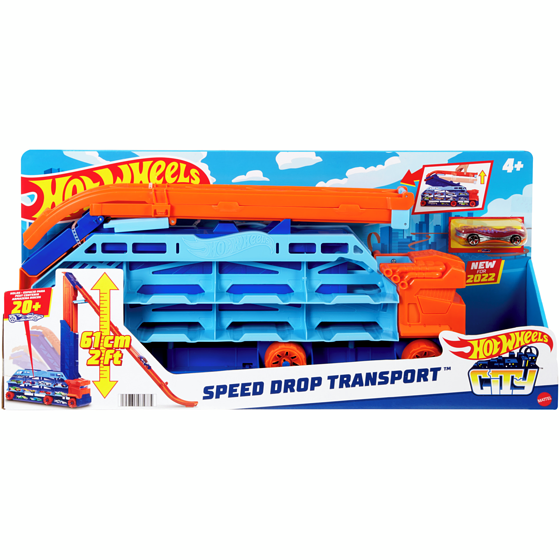Hot Wheels City Speed Drop Transport 1 ea, $43.00/1ea