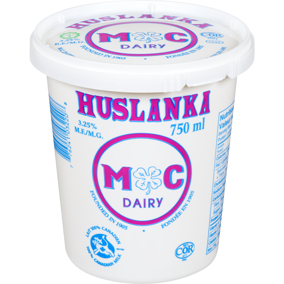 Mc Dairy Huslanka 3.25% M.F. 750 ml, $0.51/100ml