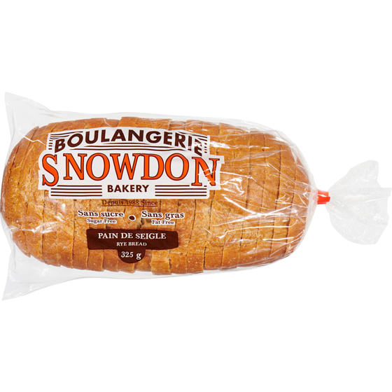 Snowdon Bakery Rye Bread 325 g, $1.54/100g