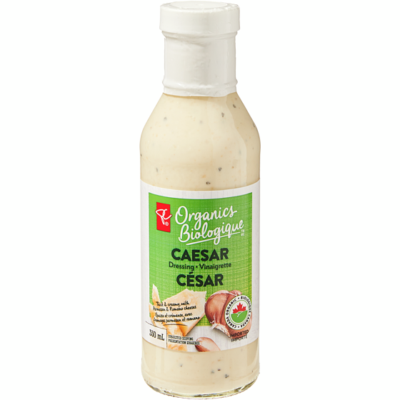 PC Organics Casesar Dressing 350 ml, $2.08/100ml
