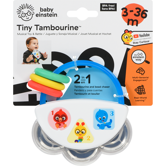 Baby Einstein Musical Toy & Rattle Tiny Tambourine 3 - 36m 1 ea, $11.99/1ea