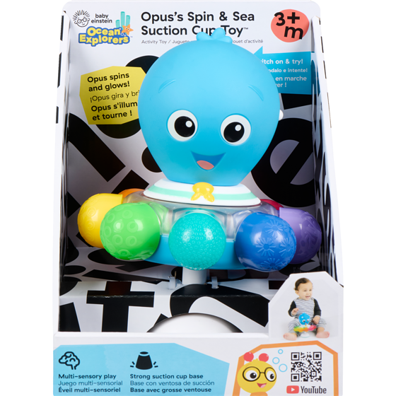 Baby Einstein Ocean Explorers Activity Toy Opus's Spin & Sea Suction Cup Toy 3+ M 1 ea, $37.99/1ea