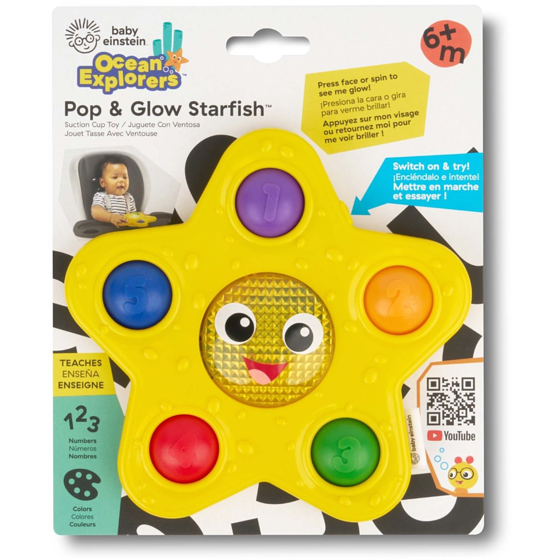 Baby Einstein Jouet étoile de mer Pop & Glow 6+m 1 ea, 17,99 $/1ch