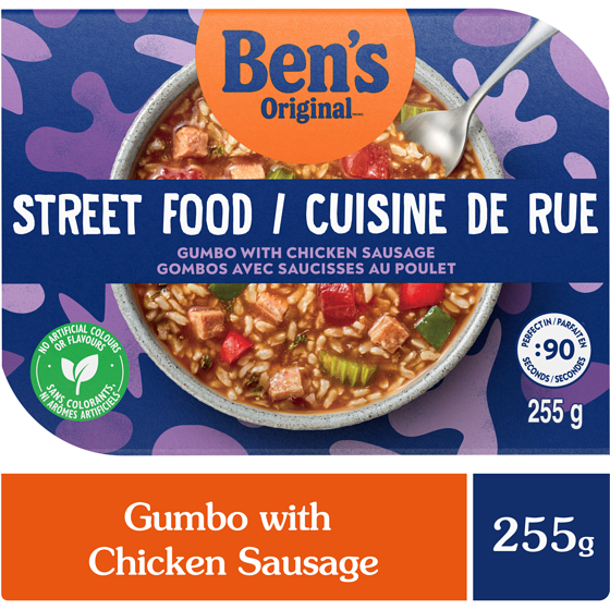 Ben’s Cuisine de Rue Gombos avec Saucisses au Poulet, Plat Préparé 255.15 g, 1,76 $/100g