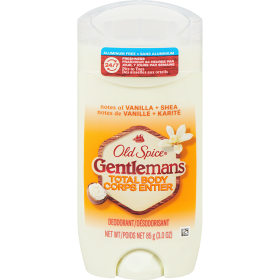 Old Spice Total Body Deodorant Aluminum Free Vanilla + Shea Butter 85 g, $22.34/100g