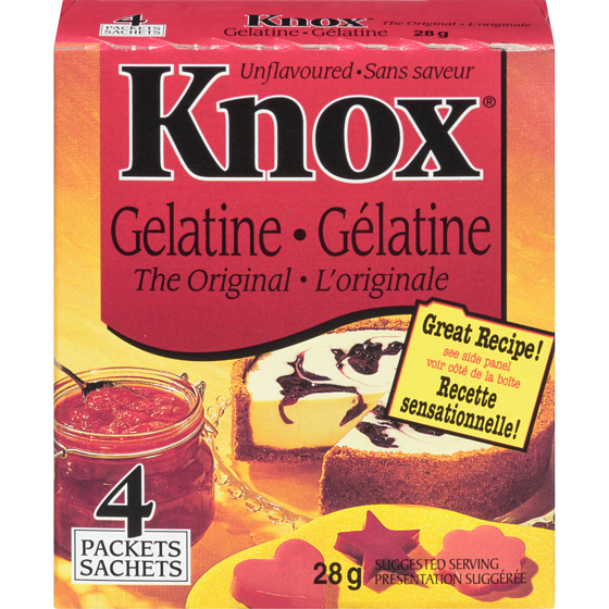 Knox Gelatine The Original Unflavoured 28 g, $14.25/100g