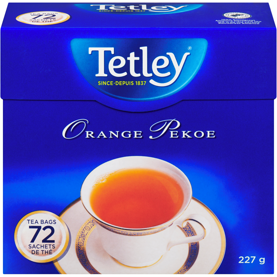 Tetley Sachets de thé orange pekoe 72 ea, 0,08 $/1ch