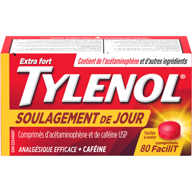 Tylenol Soulagement de jour 80 ea, 0,17 $/1ch