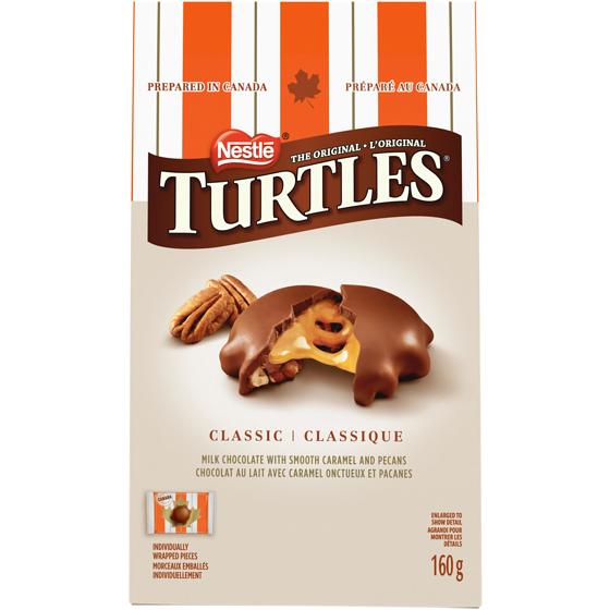 Nestlé Turtles Classic Recipe Chocolates Share Bag 160 g, $6.24/100g
