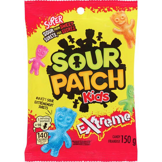 Maynards Sour Patch Kids Extreme Gummy Candy 150 g, $2.19/100g