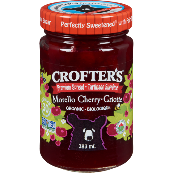 Crofter's Premium Spread Morello Cherry Organic 383 ml, $1.69/100ml