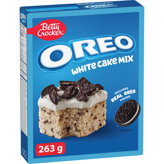 Betty Crocker OREO White Cake Mix with OREO Cookie Pieces, 6 Servings 263 g, $1.52/100g