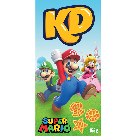 Kraft Kd Super Mario Power-Up Pasta Shapes Macaroni And Cheese 156 g, $1.92/100g