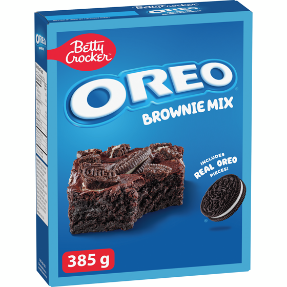 Betty Crocker OREO Chocolate Brownie Mix with OREO Cookie Pieces 385 g, $1.30/100g