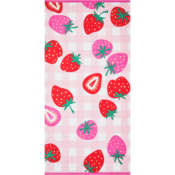 Everyday Essentials Serviette de plage – fraises 1 ea, 10,00 $/1ch