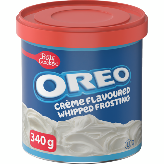Betty Crocker Oreo Creme Flavoured Whipped Frosting 340 g, $1.32/100g