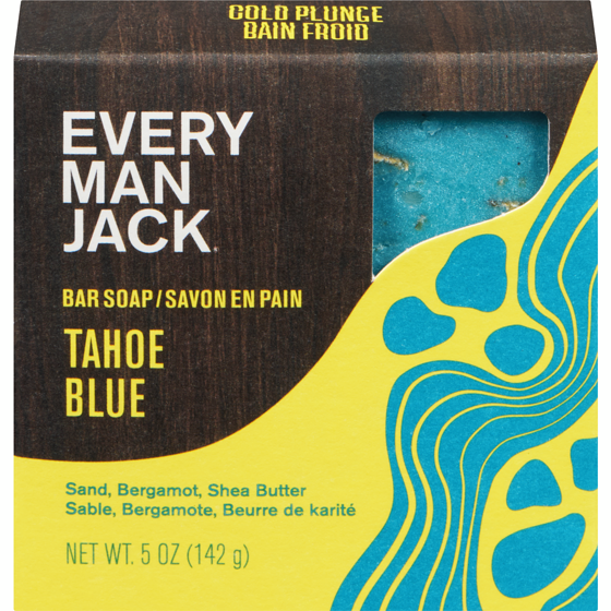Every Man Jack Bar Soap, Tahoe Blue 142 g, $5.98/100g