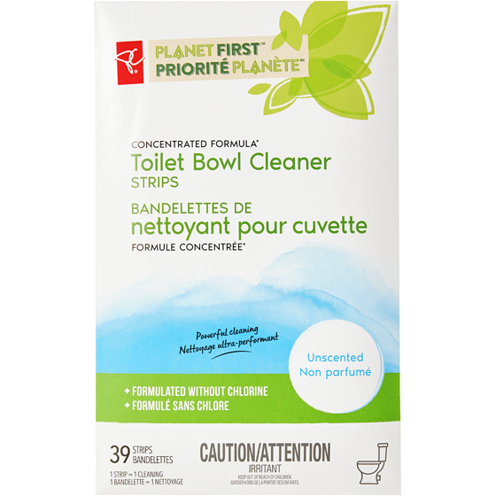 President's Choice Planet First™ Toilet Bowl Strips Fragrance Free 39 ea, $0.27/1ea