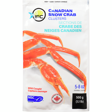 IFC seafood Sections de crabe des neiges canadien capture sauvage 500 g, 4,80 $/100g