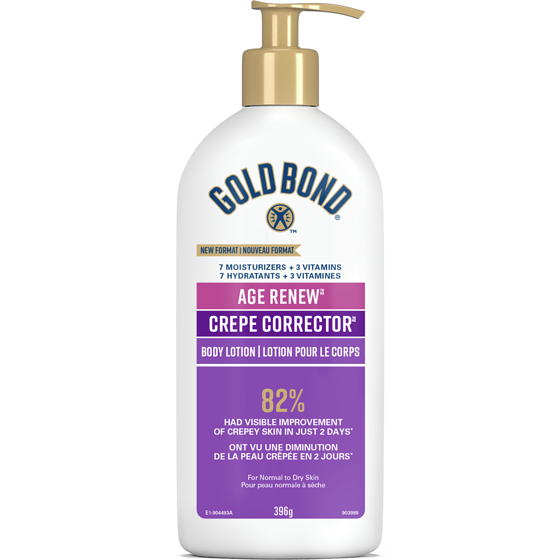 Gold Bond Age Renew Crepe Corrector Body Lotion, Crepey Skin 396 g, $6.18/100g