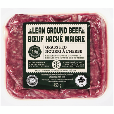 null Grass Fed Lean Ground Beef 450 g, $2.00/100g
