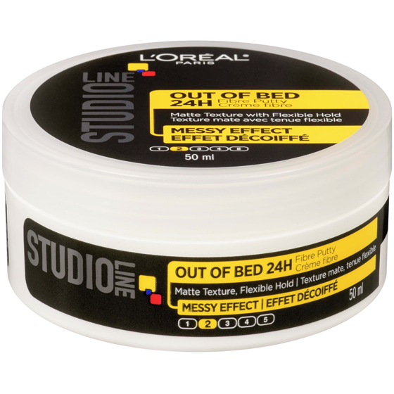 L’Oréal Crème fibre coiffante, tenue flexible et retravaillable, studio line 24h 50 ml, 20,00 $/100ml