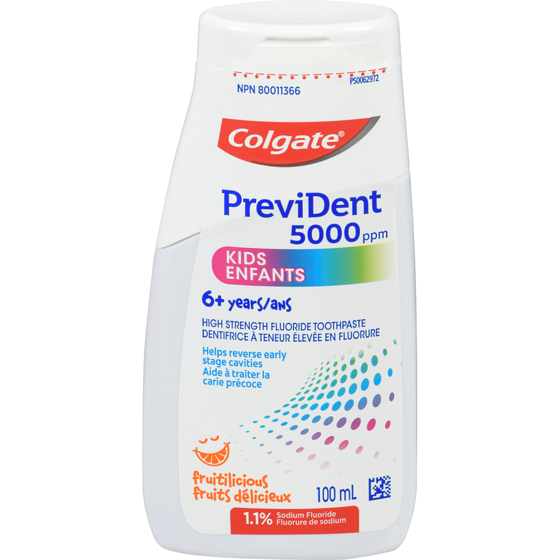 Colgate PreviDent 5000 Kids Toothpaste, Fruitilicious 100 ml, $16.99/100ml