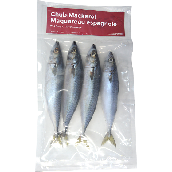 null Whole Chub Mackerel $6.61/1kg $3.00/1lb