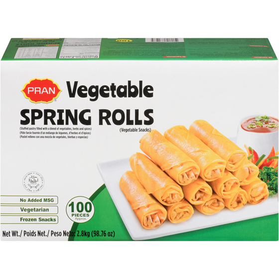 PRAN Vegetable Spring Roll 2.8 kg, $0.54/100g