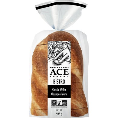 Boulangerie ACE Pain bistro classique blanc 595 g, 0,92 $/100g