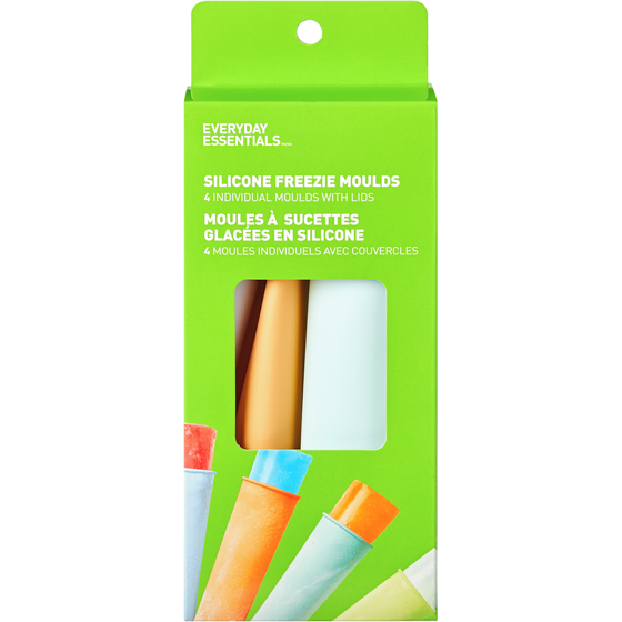 Everyday Essentials Silicone Freezie Moulds 4 Pack 1 ea, $5.00/1ea