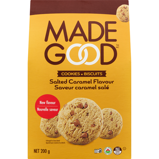 Made Good Cookies Salted Caramel Flavour 200 g, $3.25/100g