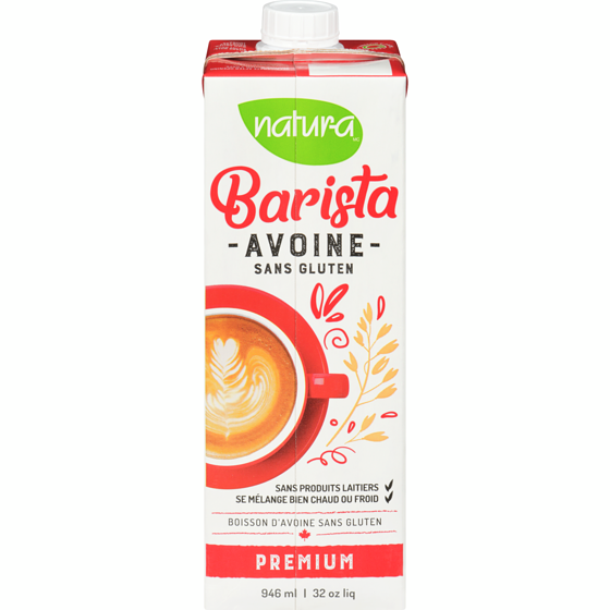 Natura Barista Premium boisson d'avoine SG 946 ml, 0,40 $/100ml