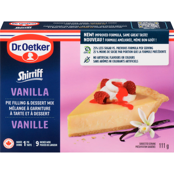 Dr Oetker Shirriff Vanilla Pie Filling & Dessert Mix 111 g, $2.96/100g